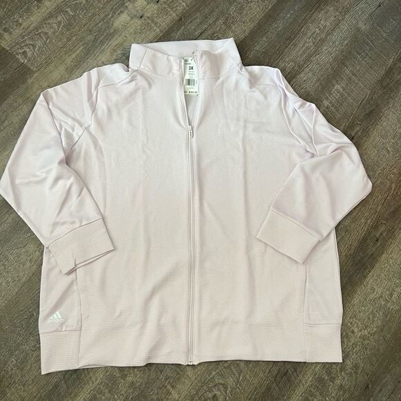 Adidas Textured Full-Zip Jacket-Size‎ 3X - Picture 3 of 6